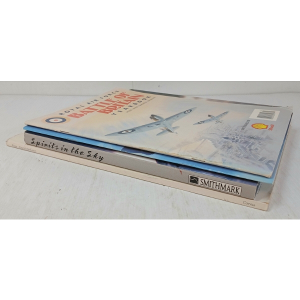 LOT OF 4 - CDN & BRITAIN AIR FORCE PUBLICATIONS - INCL "SPIRITS IN THE SKY", "RAF 97", ETC