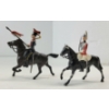 Image 2 : LOT OF 2 - BRITAINS SOLDIERS LEAD FIGURES - NO. 1 LIFE GUARDS & 24 9TH LANCERS