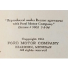 Image 4 : LOT OF 5 - 1954-1956 FORD SHOP MANUALS