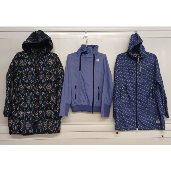 LOT OF 3 - WOMEN'S RAGWEAR & PENFIELD SPRING & WINTER JACKETS - FT RUSH, MILLIS & FLORAL STYLES