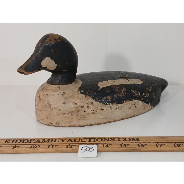 1940'S GOLDEN EYED WHISTLER DECOY