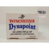 Image 1 : AMMO: APPROX 500X WINCHESTER DYNAPOINT .22 LR - 40GR - HP - SEALED