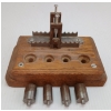 Image 2 : 20TH CENTURY ENGLISH MINIATURE STEEL ROLLING MACHINE