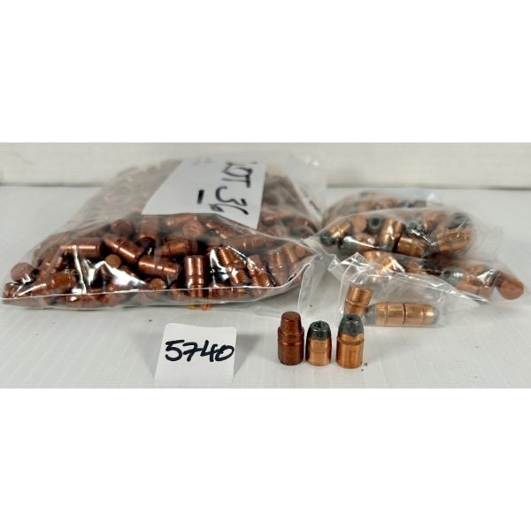 BULLETS: 295X .38 CAL - 158 GR LSWC & 70X MIXED 125 GR & 158 GR