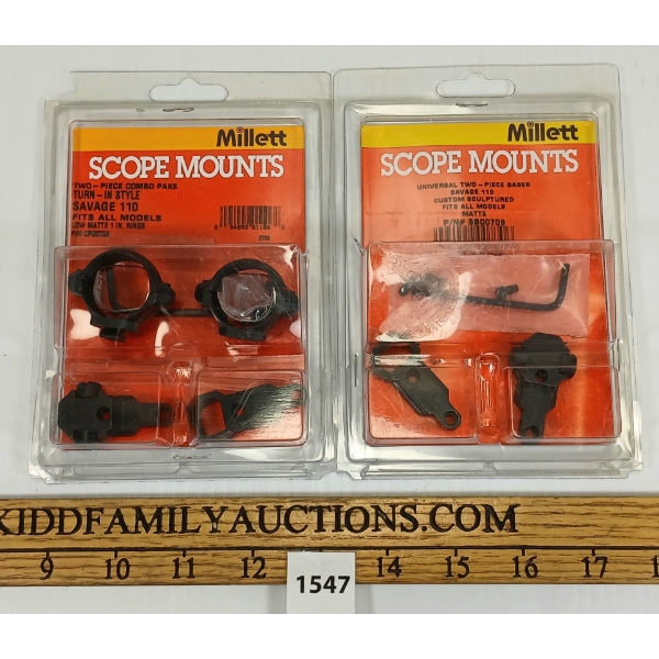 LOT OF 2 - MILLET SCOPE MOUNTS - SAVAGE 110