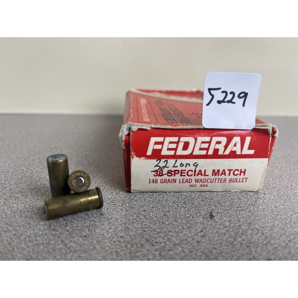 AMMO: 30X FEDERAL .32 S&W LONG WADCUTTER POSSIBLE RELOADS