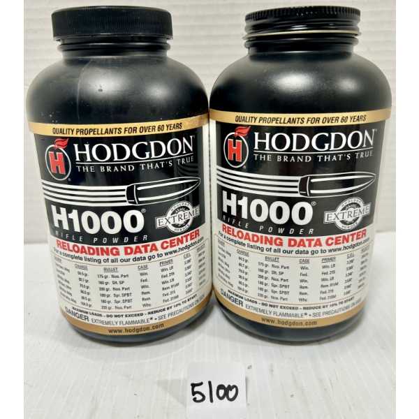 POWDER: 2 LBS HODGDON H1000