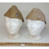 Image 1 : LOT OF 2 - US NAVY & MEDICAL CORP FIELD CAPS