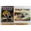 Image 1 : LOT OF 2 - DUNLOP TYRES & INDIANAPOLIS MOTOR SPEEDWAY SST SIGNS