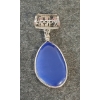 Image 2 : BLUE STONE TEAR DROP PENDANT
