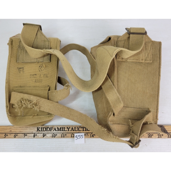 LOT OF 3 - CDN BREN GUN UTILITY POUCHES 