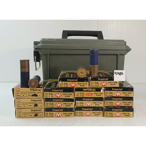 AMMO: 140X IMPERIAL 12GA - 2 3/4IN - SLUGS