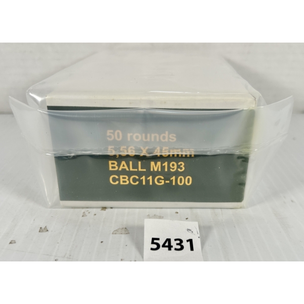AMMO: 200X 5.56X45 MM NATO - MILITARY FMJ (M193)