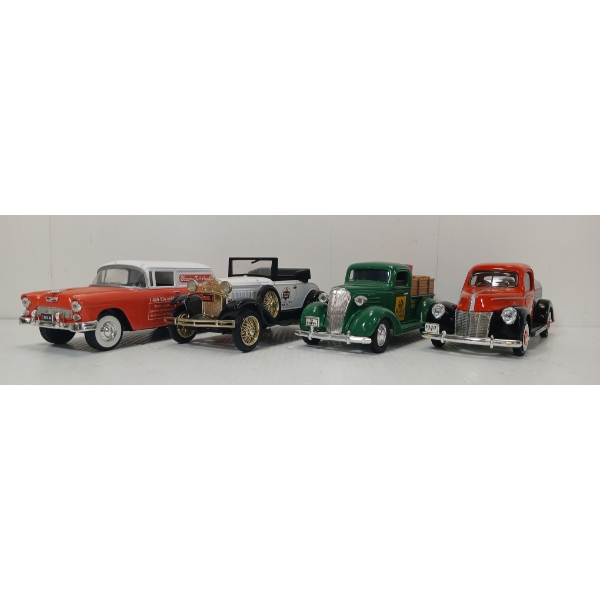 LOT OF 4 - GOLDEN WHEEL / LIBERTY CLASSICS DIECAST MODELS - BEAVER LUMBER, WHITE ROSE, ETC