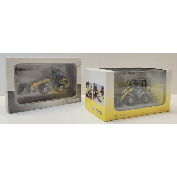 LOT OF 2 - WACKER NEUSON AWS WHEEL LOADER 850 & UH KRAMER ALLRAD DIECAST MODELS
