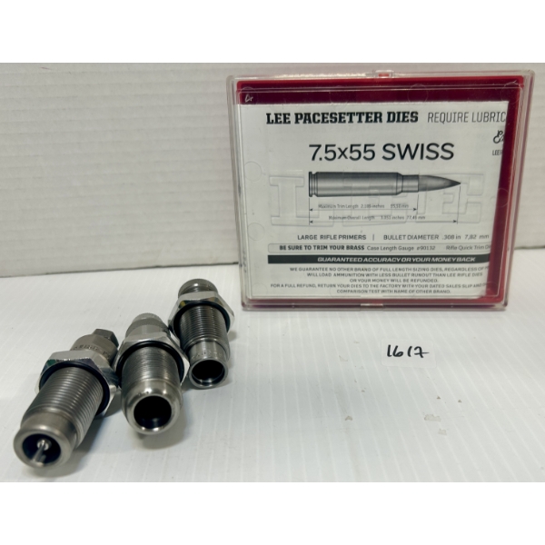 LEE RELOADING DIES 7.5X55 MM SWISS