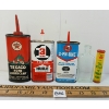 Image 1 : LOT OF 5 - OILERS & BOTTLE - INCL TEXACO & WHITE ROSE DIME SAVER, ETC.