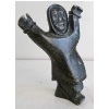 Image 3 : MAN WAVING BY SAMUEL NAHAULAITUQ(1923 - 1999) - STONE