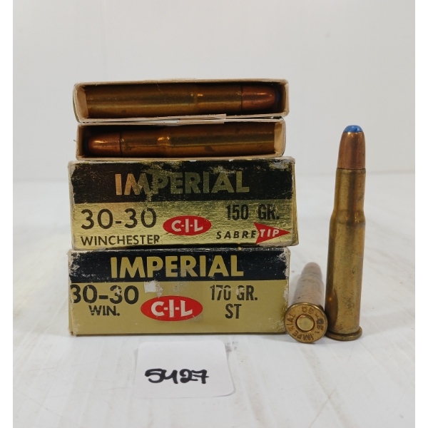 AMMO: 40X IMPERIAL .30-30 WIN - 150 & 170GR - ST & SABRETIP