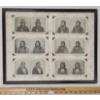 Image 1 : 1869-1874 COMANCHE, CHEYENNE & APACHE CHIEF STEREOSCOPES - FRAMED