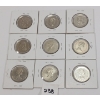 Image 2 : LOT OF 9 - 1969 - 2023 CDN 50 CENT PCS - INCL KING CHARLES