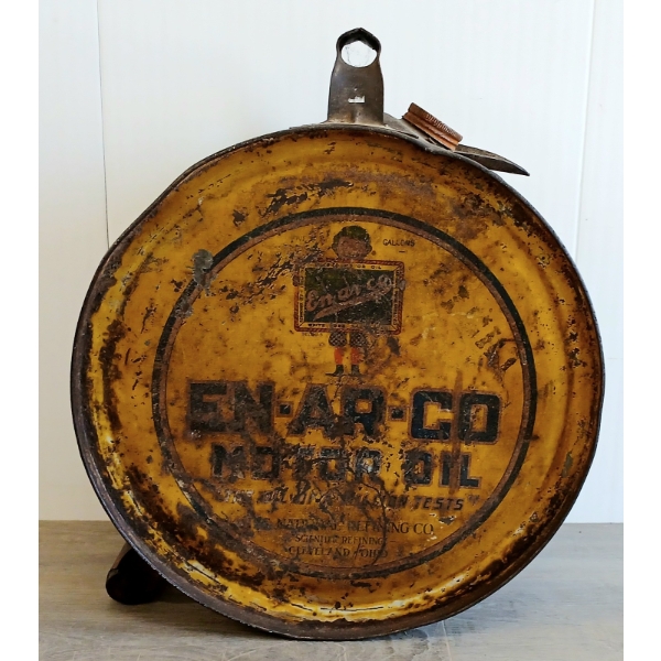 EN-AR-CO MOTOR OIL 5 GAL FUEL CAN