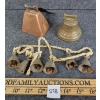 Image 1 : LOT OF 3 - CATTLE BELLS & STRAND OF BELLS
