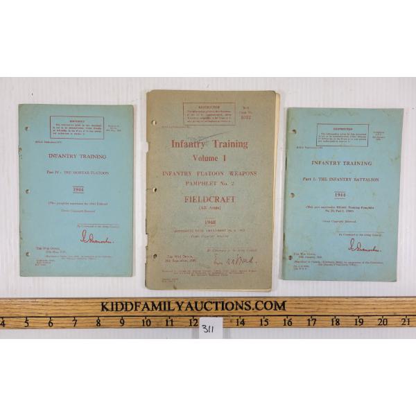 LOT OF 3 - WWII & POST CDN INFANTRY TRAINING PAMPHLETS