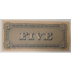 Image 2 : 1864 THE CONFEDERATE STATES OF AMERICA $5 BANKNOTE