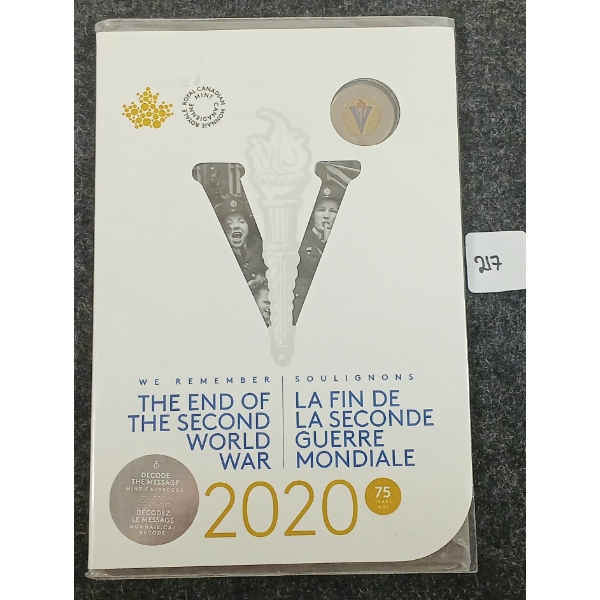 2020 RCM MINT SET - THE END OF THE SECOND WORLD WAR