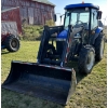 Image 1 : NH TRACTOR - MODEL TD80D W / QUICKE LOADER W / 6.5 FOOT BUCKET