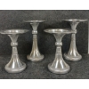 Image 2 : LOT OF 4 - CANDLESTICK HOLDERS