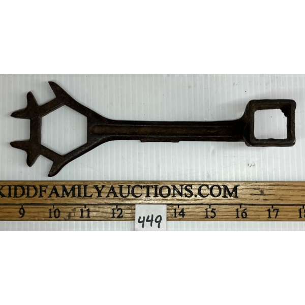 ENGLISH CAST IRON BUGGY WRENCH