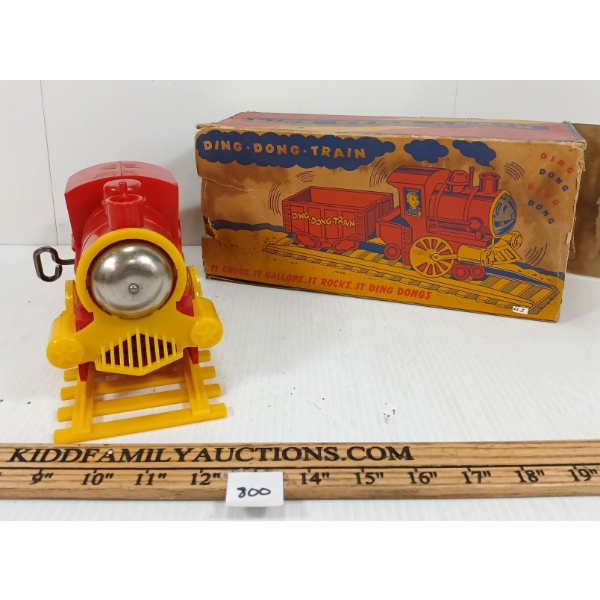 OHIO ART CO. WIND UP DING-DONG-TRAIN