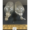Image 5 : LOT OF 2 - M.J. O'BRIEN & HERMAN TEWES - CLEAR ACID-ETCHED - SELTZER BOTTLES - INCL 25OZ
