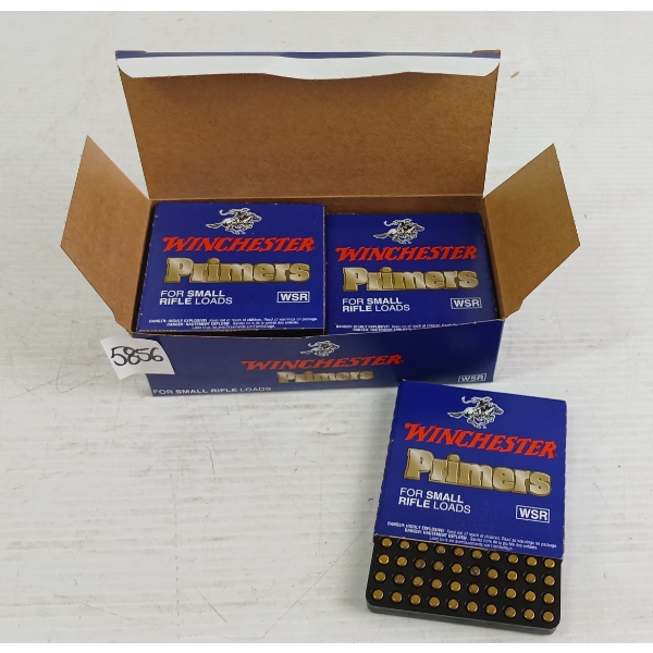 PRIMERS: 1000X WINCHESTER SMALL RIFLE PRIMERS - NO. WSR