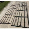Image 1 : LOT OF 2 - 14FT SQUARE TUBE & 16FT ROUND TUBE GATES 