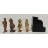 Image 2 : LOT OF 5 - COIN BANKS - INCL BRONZE FIGURES