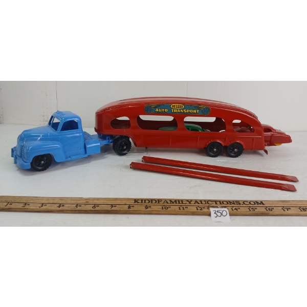 MARX DELUXE AUTO TRANSPORT SET