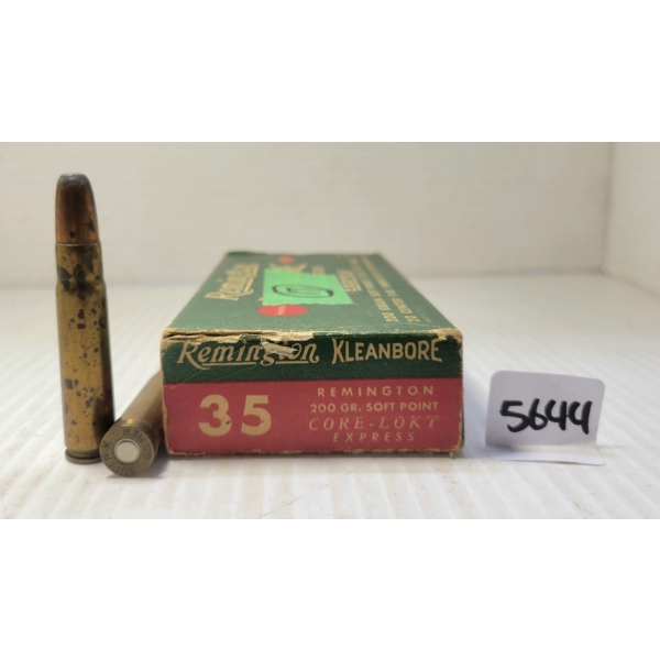 AMMO: 17X REMINGTON KLEANBORE .35 REM - 200GR - SP