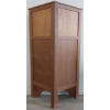 Image 4 : CORNER CURIO CABINET W/ CLOCK - ART DECO STYLE - MAHOGANY - C. 1930-1940's