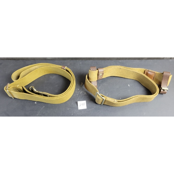 LOT OF 2 - RUSSIAN SKS & WWII ERA MOSIN-NAGANT RIFLE SLINGS