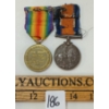 Image 3 : LOT OF 2 - WWI MEDALS ON BAR - PTE. N.R. COAD N.Z.E.F.