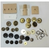 Image 4 : JOB LOT - UNIFORM BUTTONS - ROYAL WEST AFRICA FRONTIER FORCE, MADRAS PIONEERS, ETC