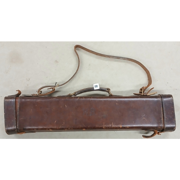 LEATHER AMBERCROMBIE & FITCH TAKE DOWN CASE 