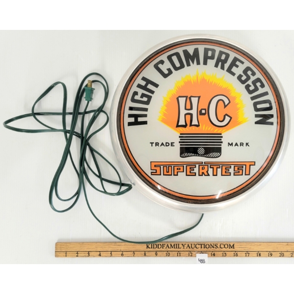 SUPERTEST HIGH COMPRESSION LIGHT UP SIGN