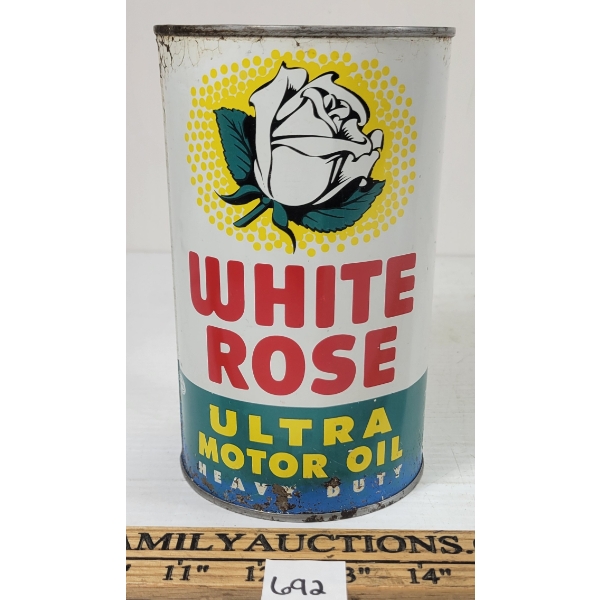 WHITE ROSE ULTRA MOTOR OIL QT CAN