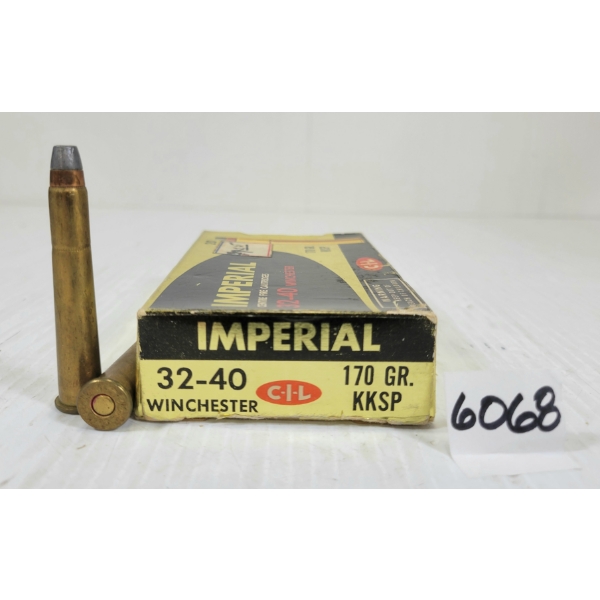 AMMO: 20X CIL IMPERIAL .32-40 - 170GR - KKSP