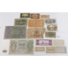 Image 2 : LOT OF 17 - WORLD BANKNOTES - INCL WWI AUSTRIAN EMERGENCY NOTE, GERMANY & YUGOSLAVIA, ETC