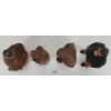 Image 6 : LOT OF 4 - FOLK ART CARVINGS 